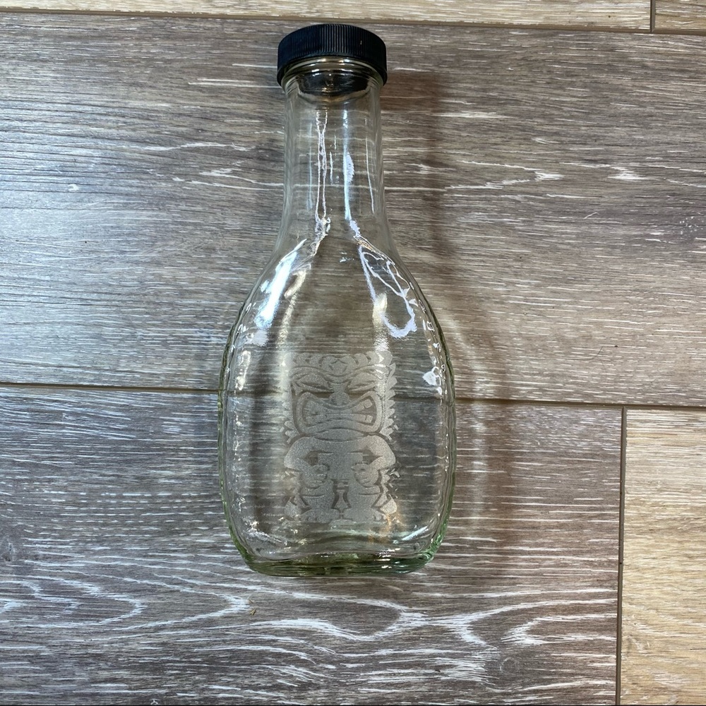 Tiki Man Laser Engraved Bottle For Display